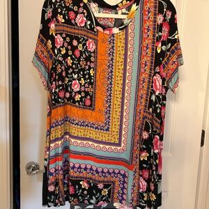 JOHNNY WAS Swing Tee Shirt Size 1X